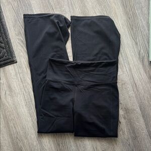 Athleta Black Flare leggings